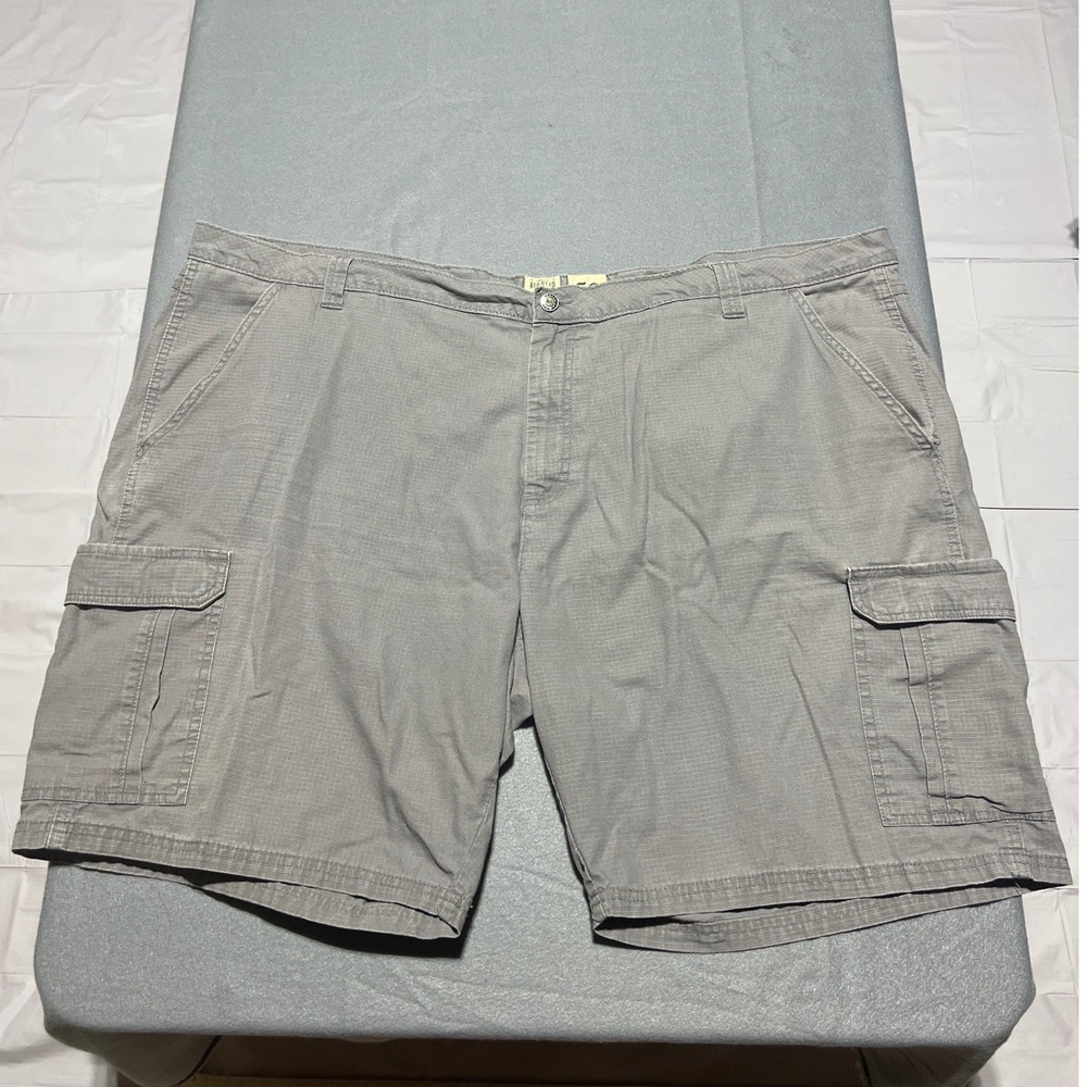 RedHead Mens Gray Ripstop Cargo Shorts Size 52 Cotton Utility Outdoor 612RHS18